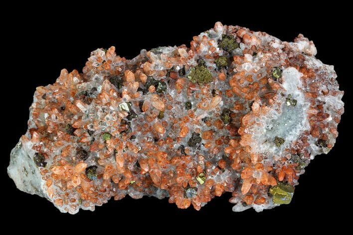 Hematite Encrusted Quartz with Chalcopyrite and Pyrite - China #112851